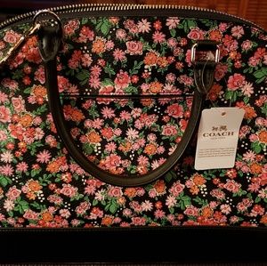 Coach Sierra Satchel Floral Canvas